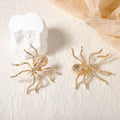 Ladies Golden Spider Earrings SKAJ4228