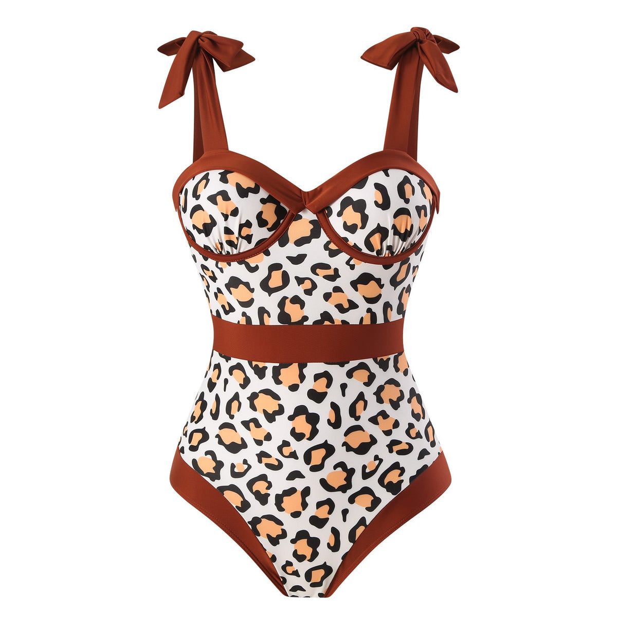 Strape Shoulder One Piece Swimwear with Salong SKSW40116