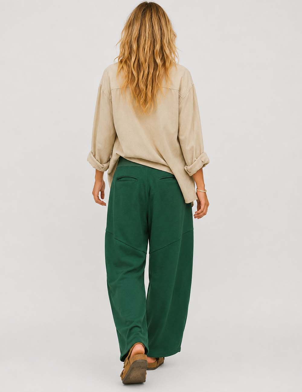 Ladies Pockets Pants Wide Leg Sweatpants