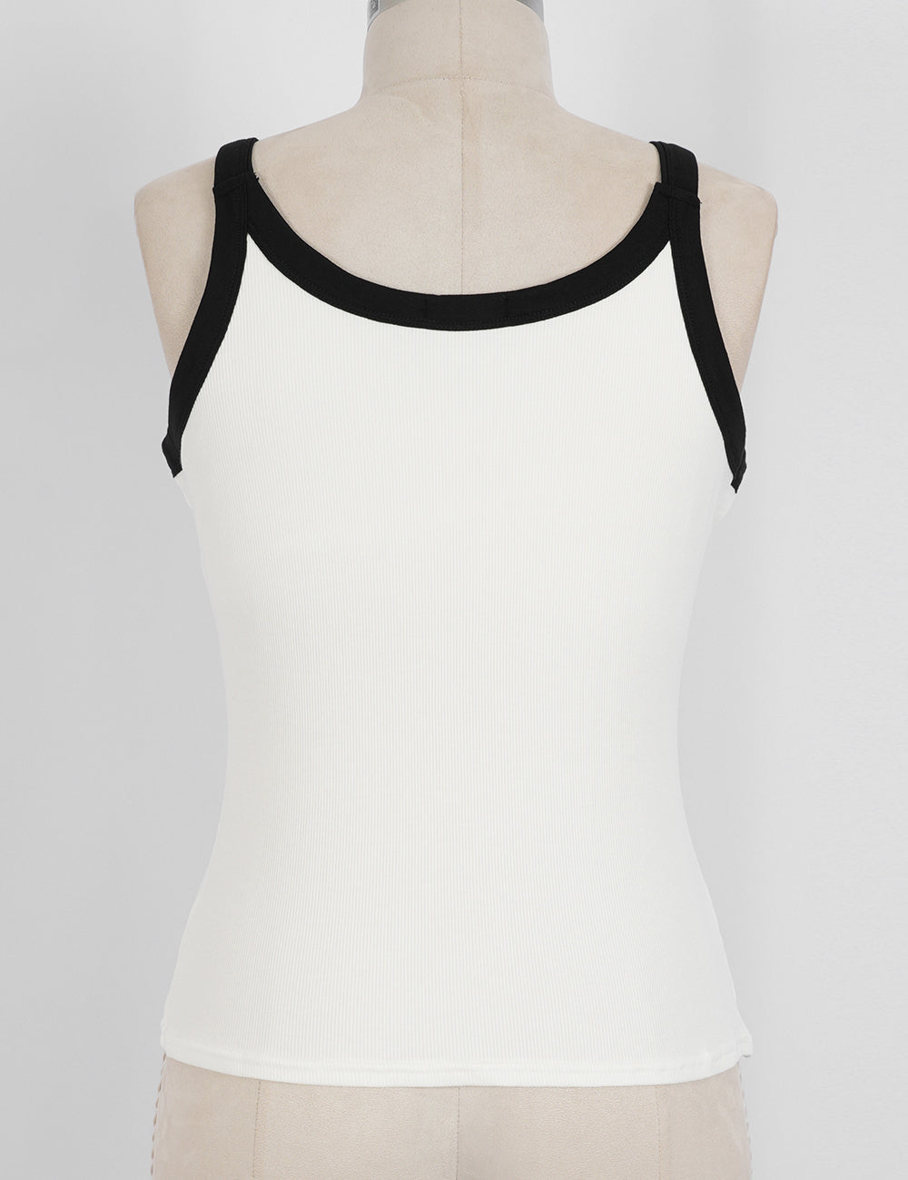 Ladies Color Block Padded V-Neck Cami Top