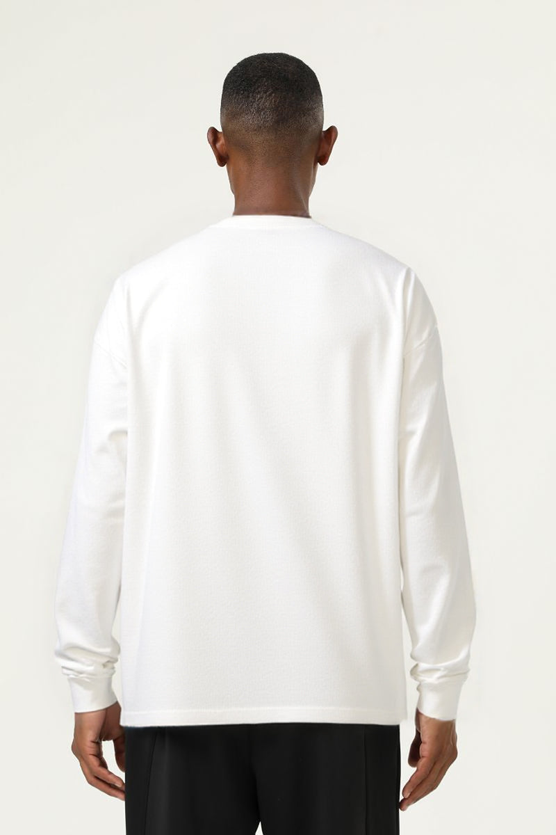 Men's Heavyweight Cotton Long Sleeves T-shirt