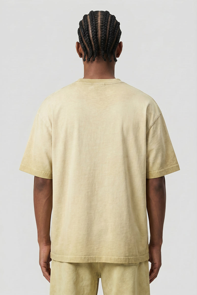 Men's Summer Washed T-Shirt
