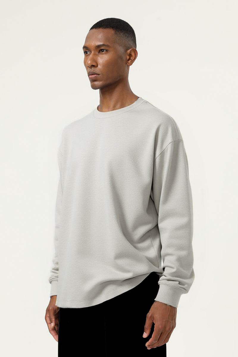 Men's Heavyweight Cotton Long Sleeves T-shirt