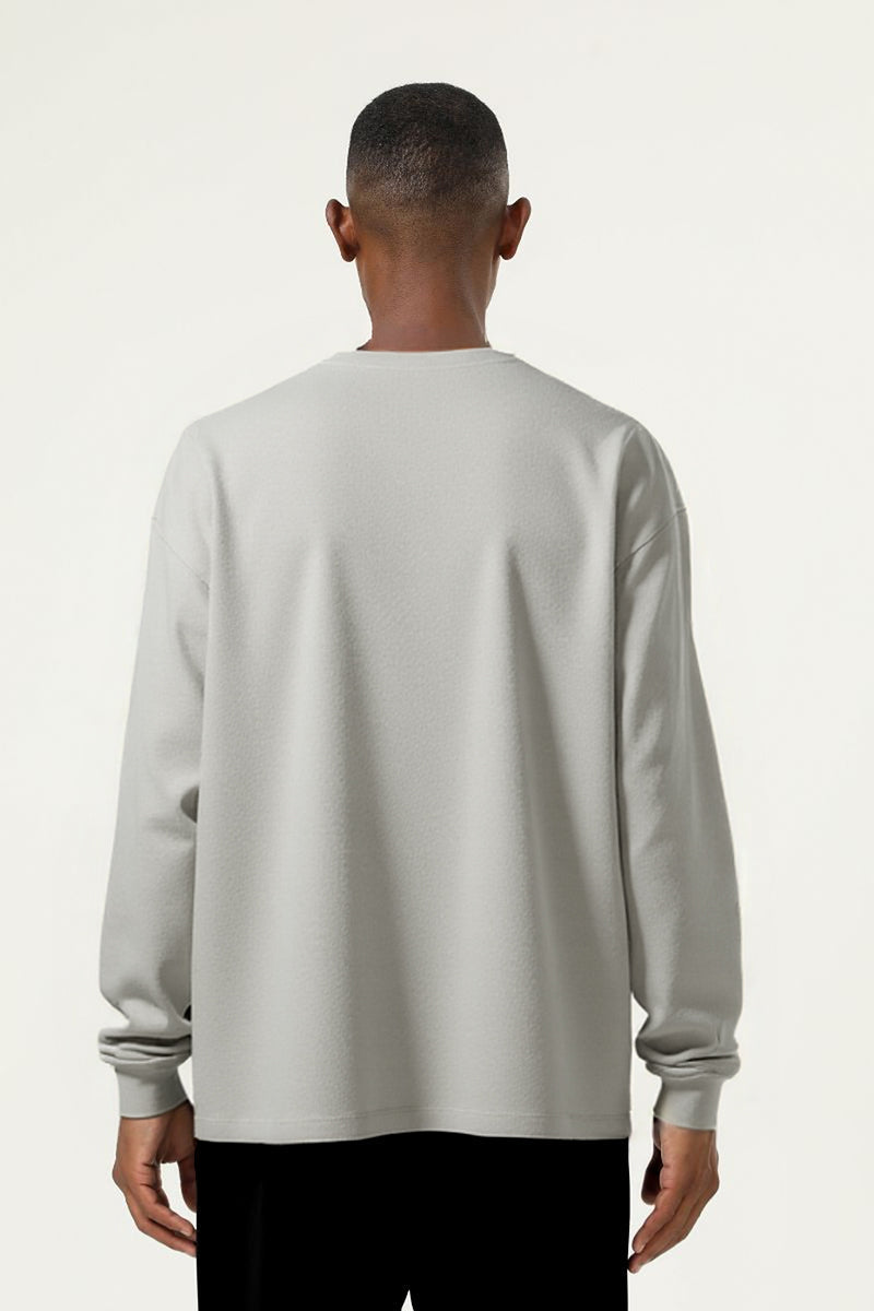 Men's Heavyweight Cotton Long Sleeves T-shirt
