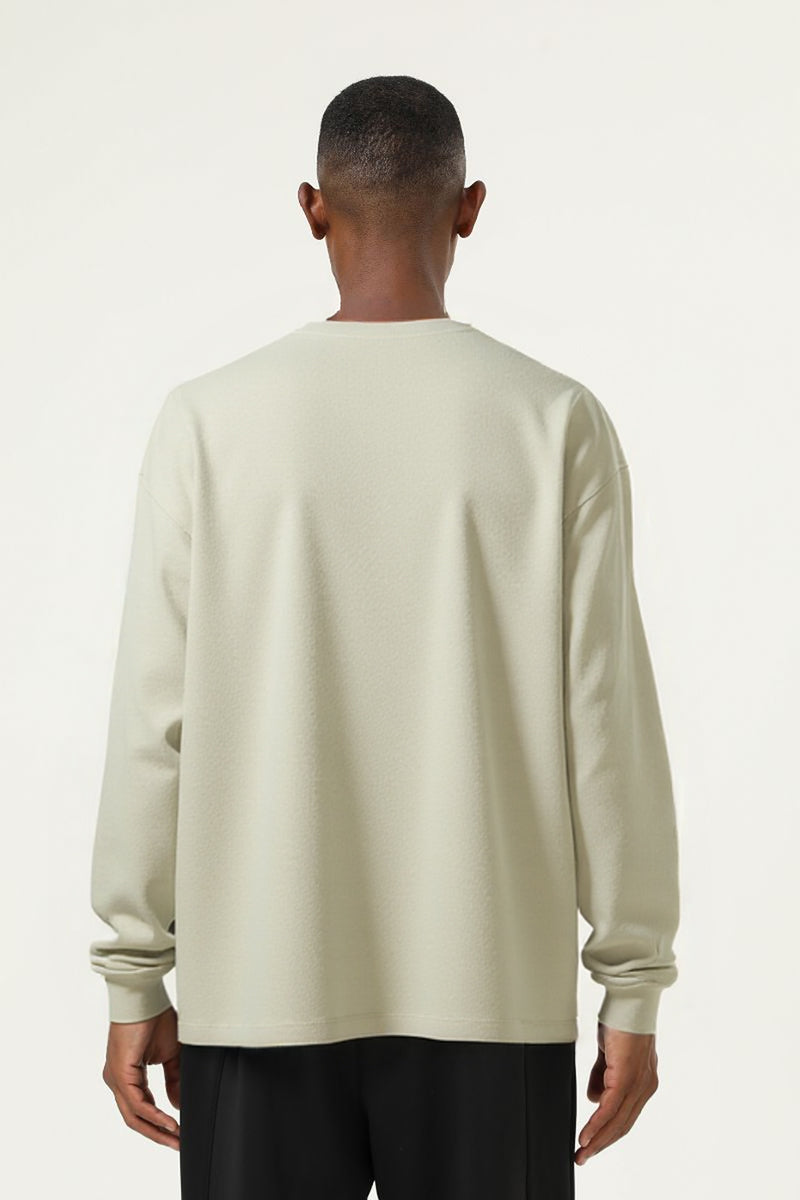 Men's Heavyweight Cotton Long Sleeves T-shirt