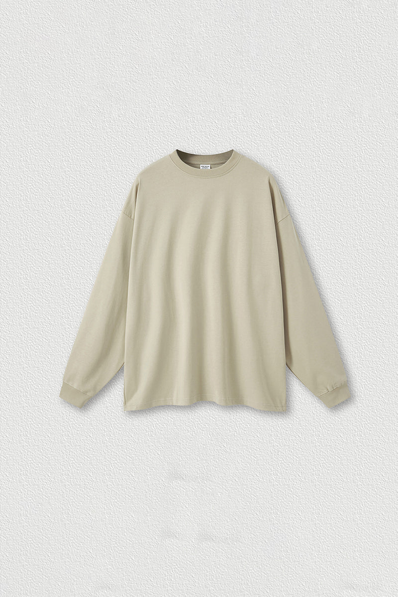 Men's Heavyweight Cotton Long Sleeves T-shirt