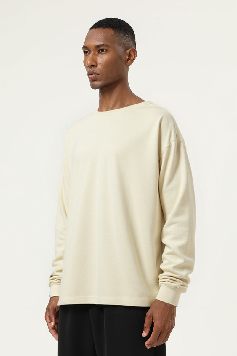 Men's Heavyweight Cotton Long Sleeves T-shirt
