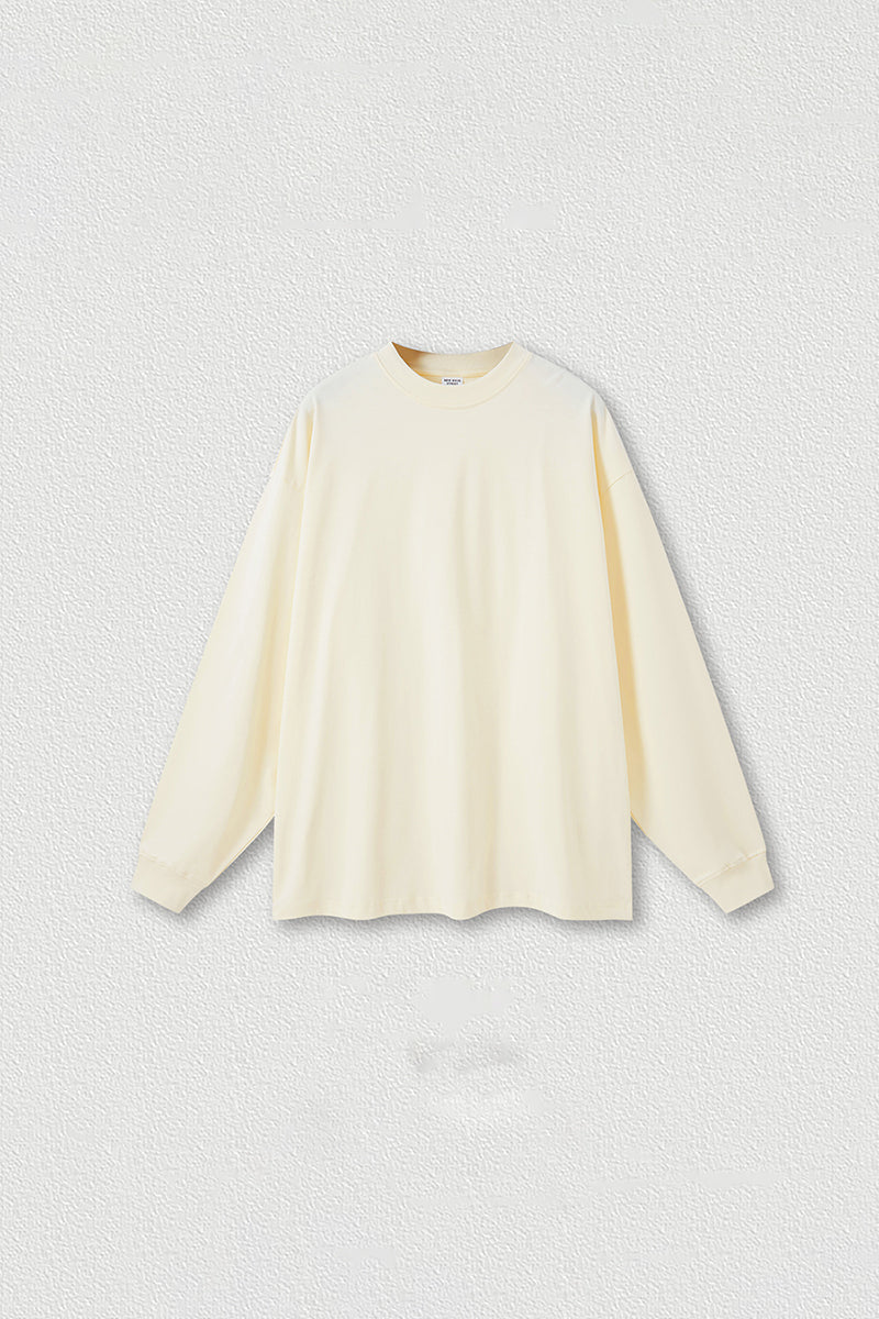 Men's Heavyweight Cotton Long Sleeves T-shirt