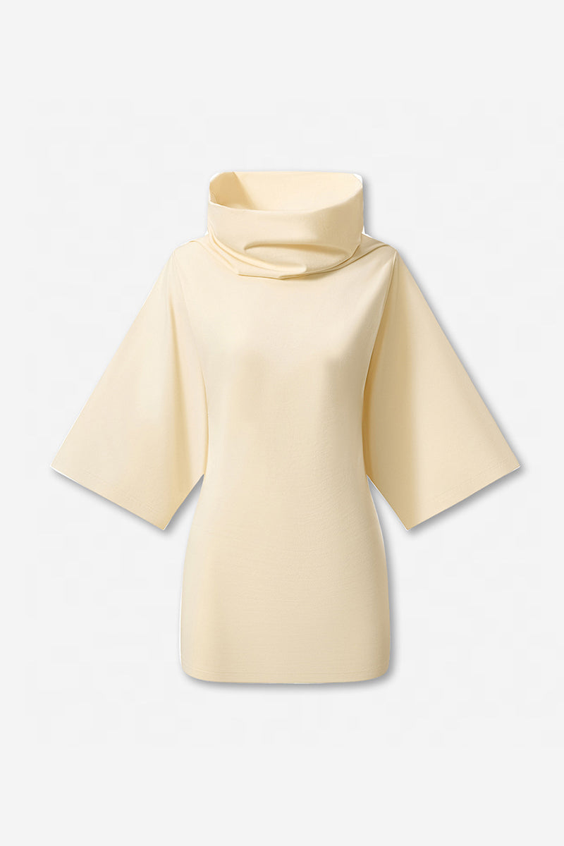 Women's Wasteland Cowl Neck Bell 3/4 Sleeve Bodycon Dress