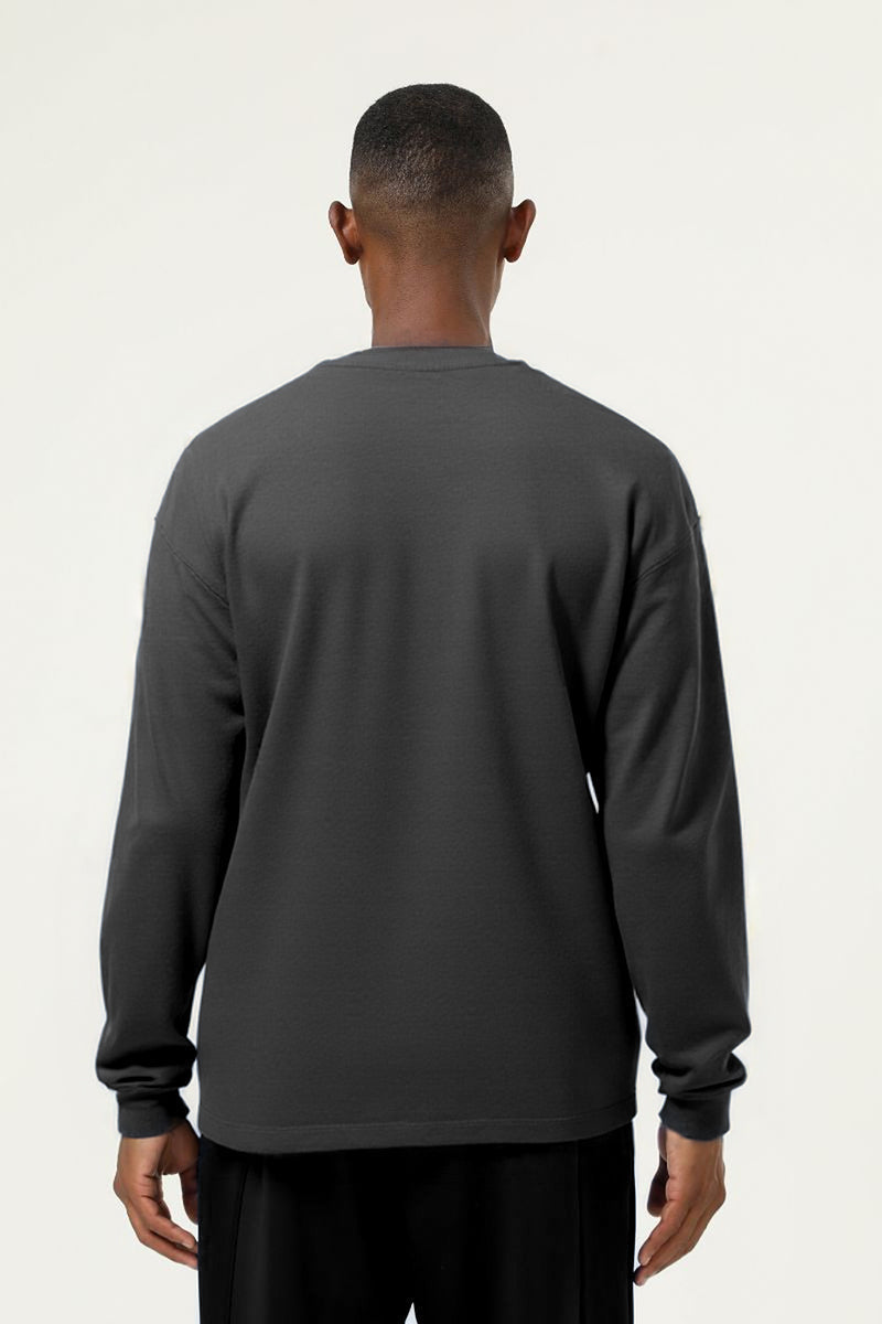 Men's Heavyweight Cotton Long Sleeves T-shirt
