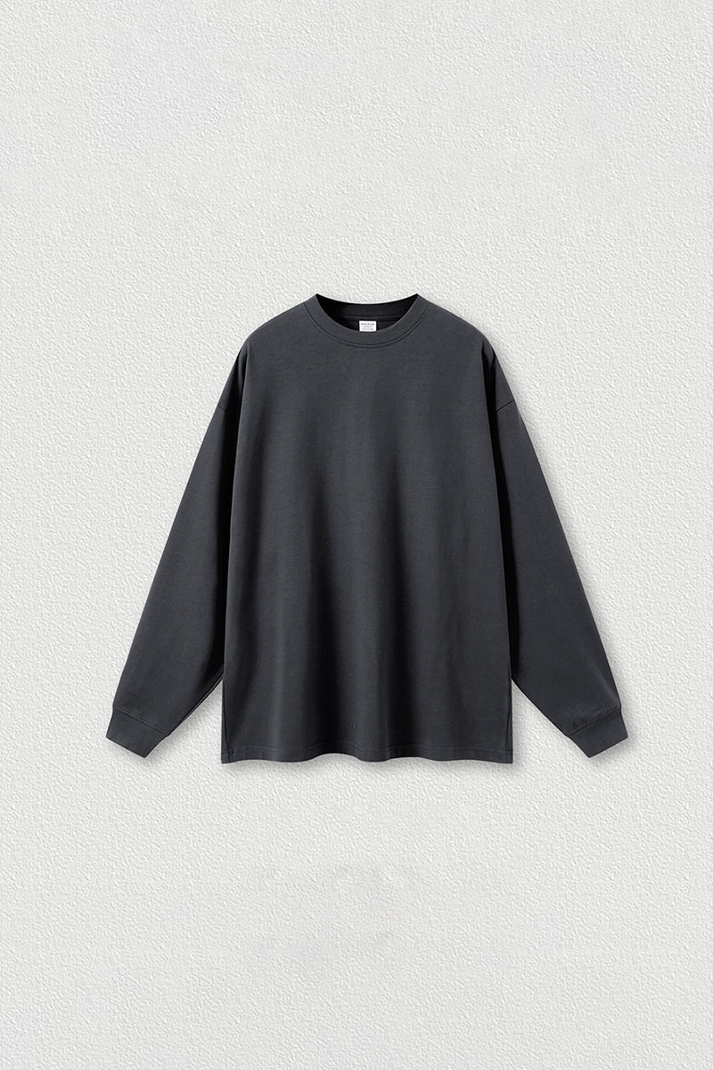 Men's Heavyweight Cotton Long Sleeves T-shirt