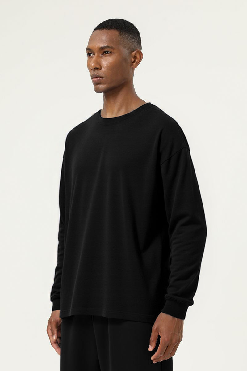 Men's Heavyweight Cotton Long Sleeves T-shirt