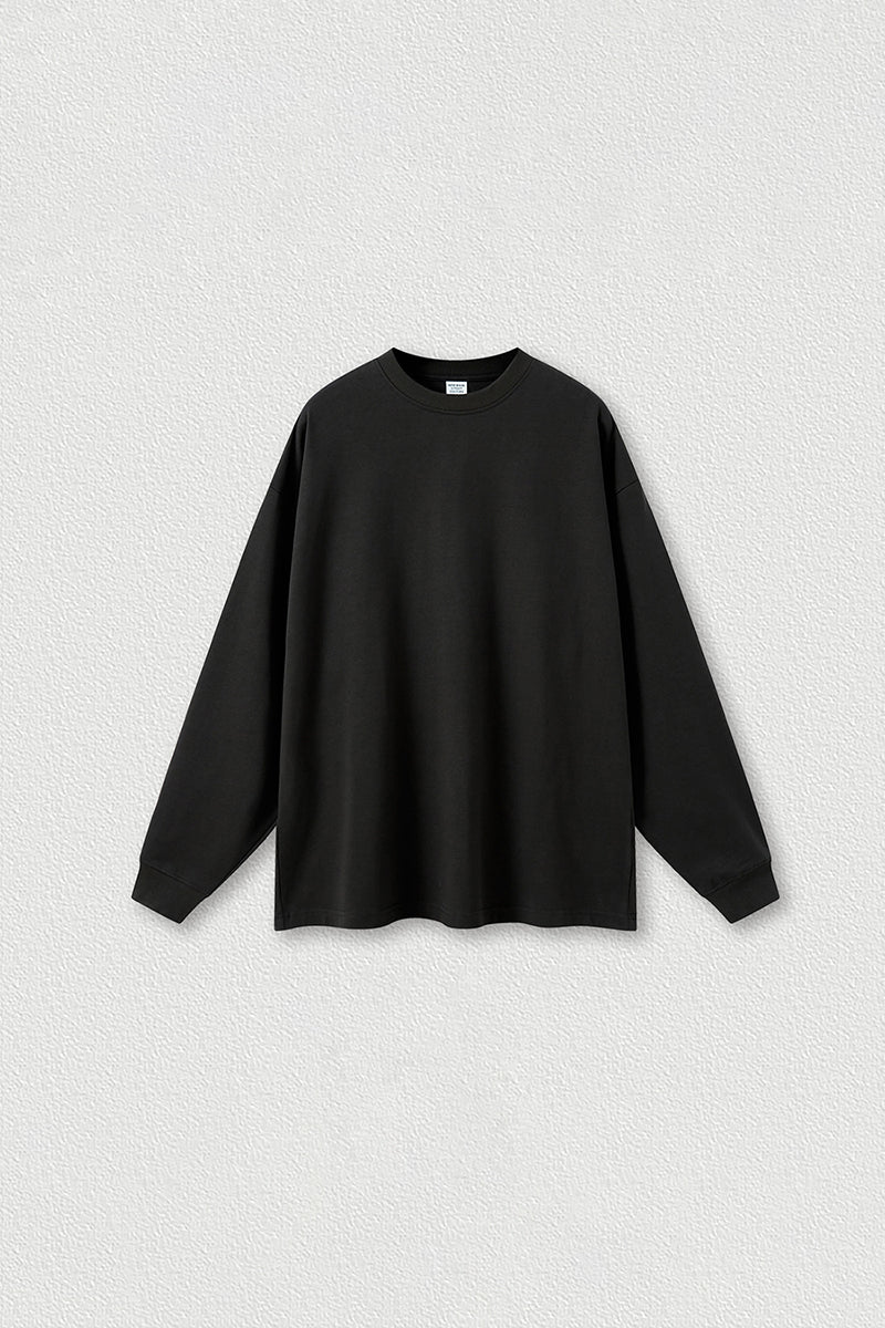 Men's Heavyweight Cotton Long Sleeves T-shirt