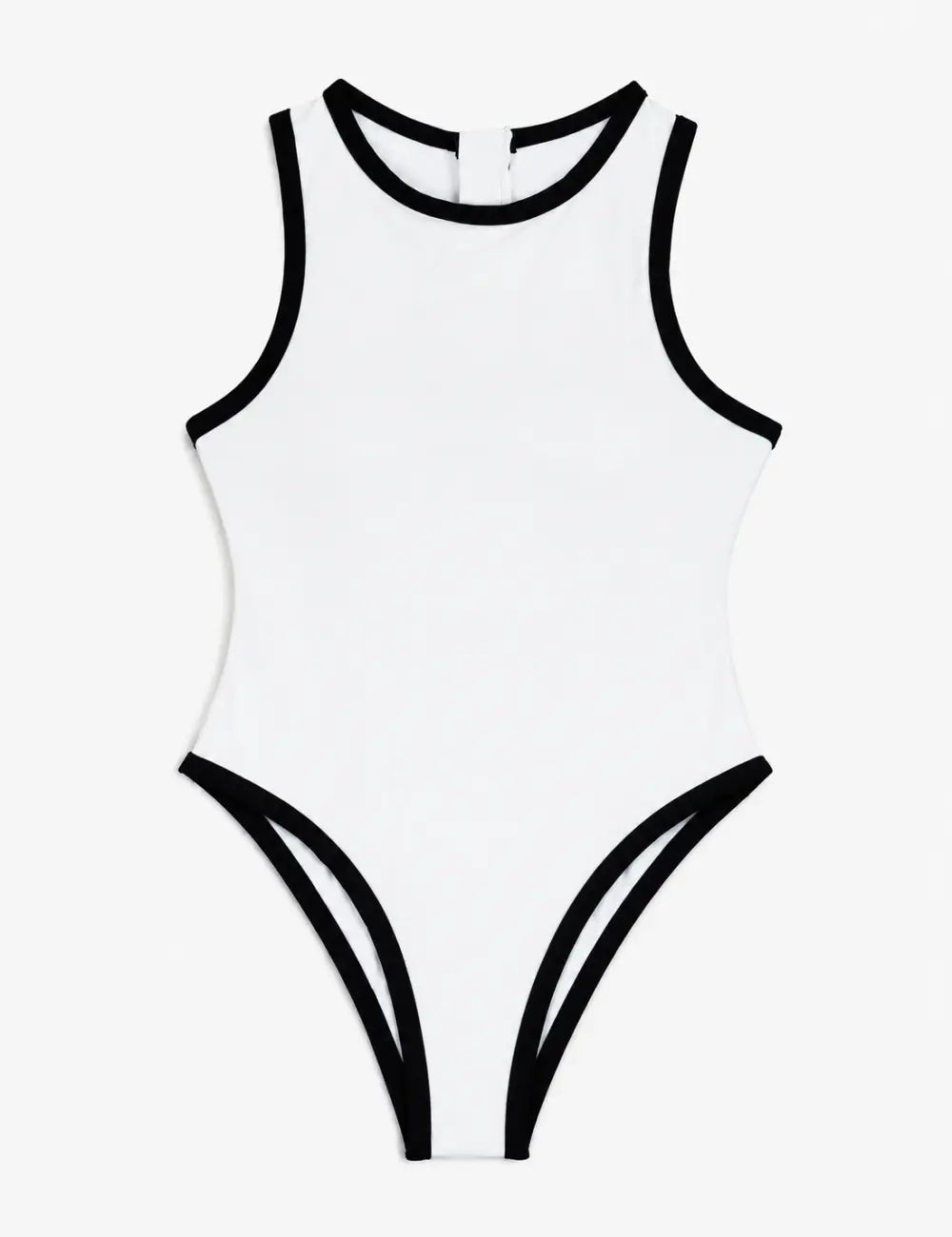 Ladies Color Block One Piece Swimsuit