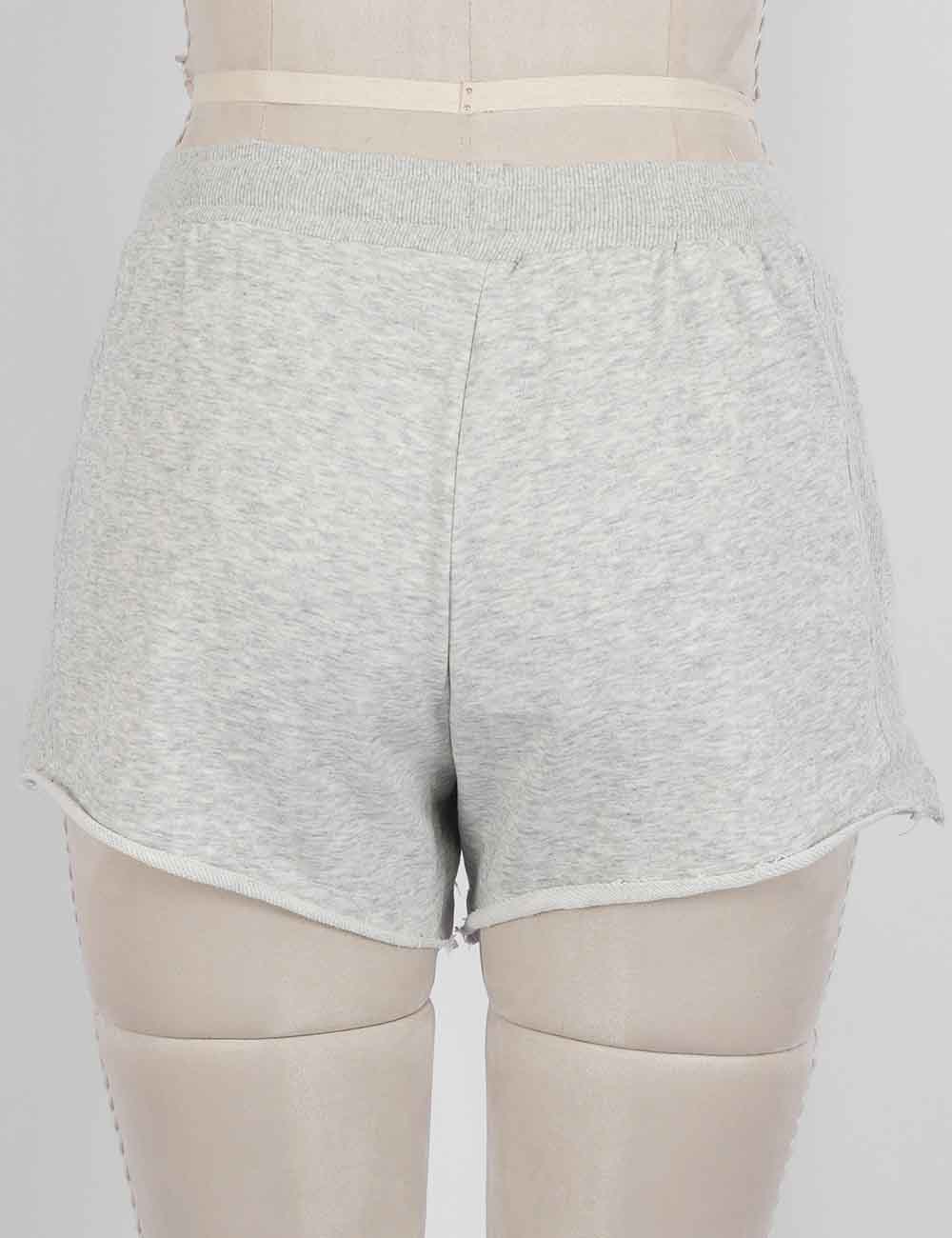 Ladies Letter Print Drawstring Elastic Waist Wide Leg Shorts