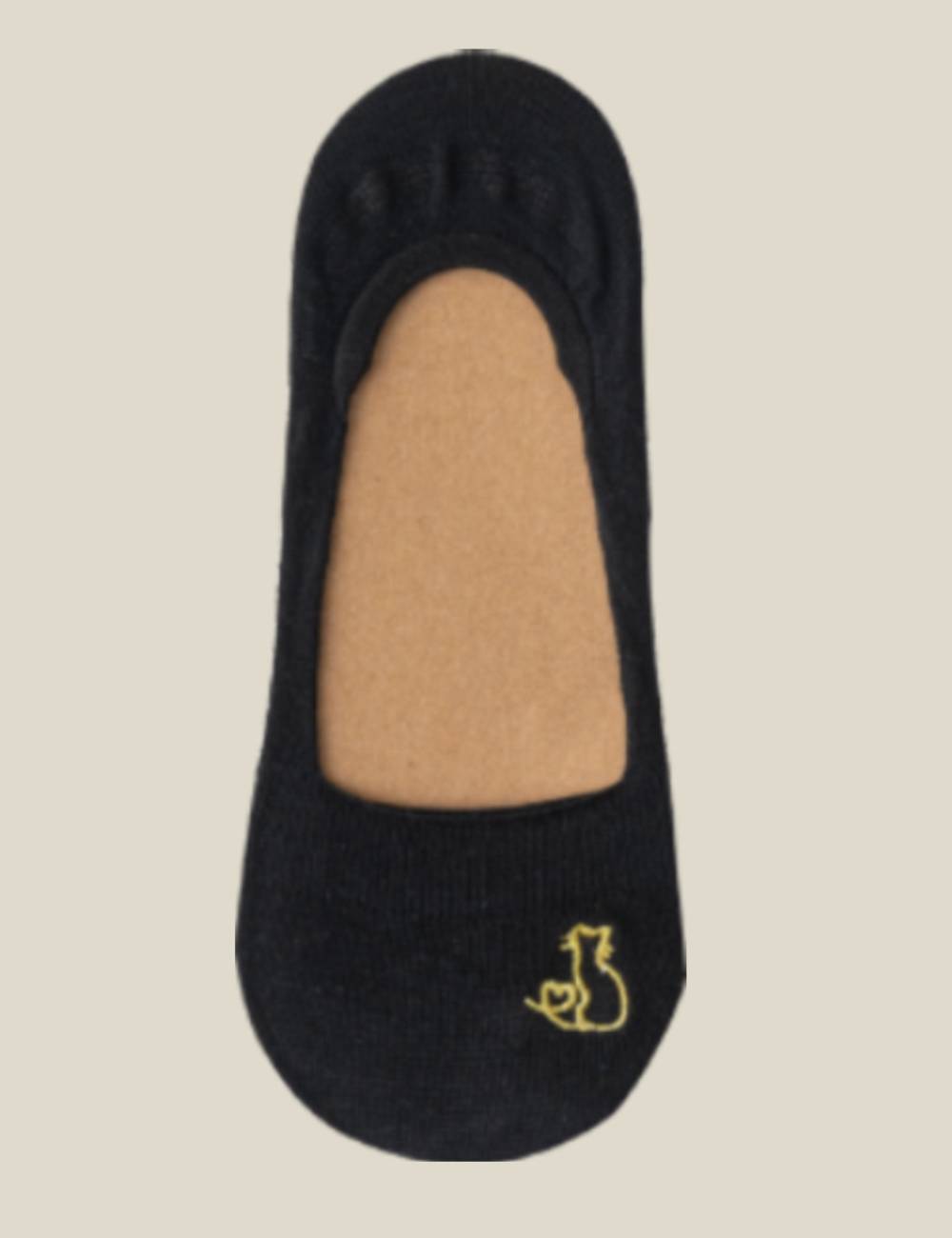 Ladies Embroidery Heart/Cat Knit Boat Socks SKAS50025