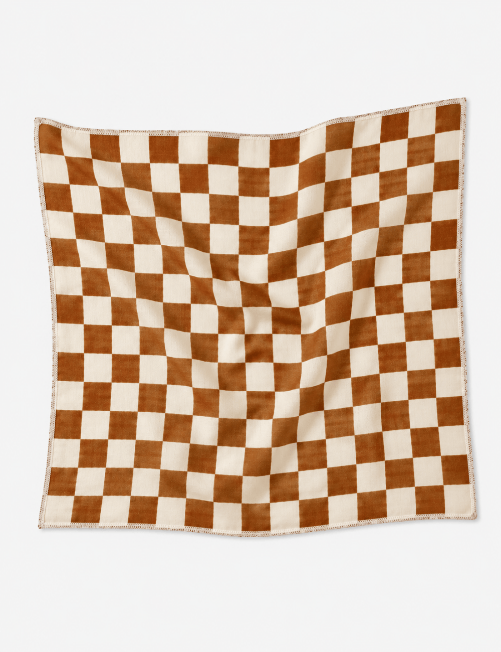 Ladies Bandana Diamond Print Square Neck Scarf