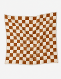 Ladies Bandana Diamond Print Square Neck Scarf