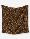Ladies Casual Bandana Floral Print Square Neck Scarf