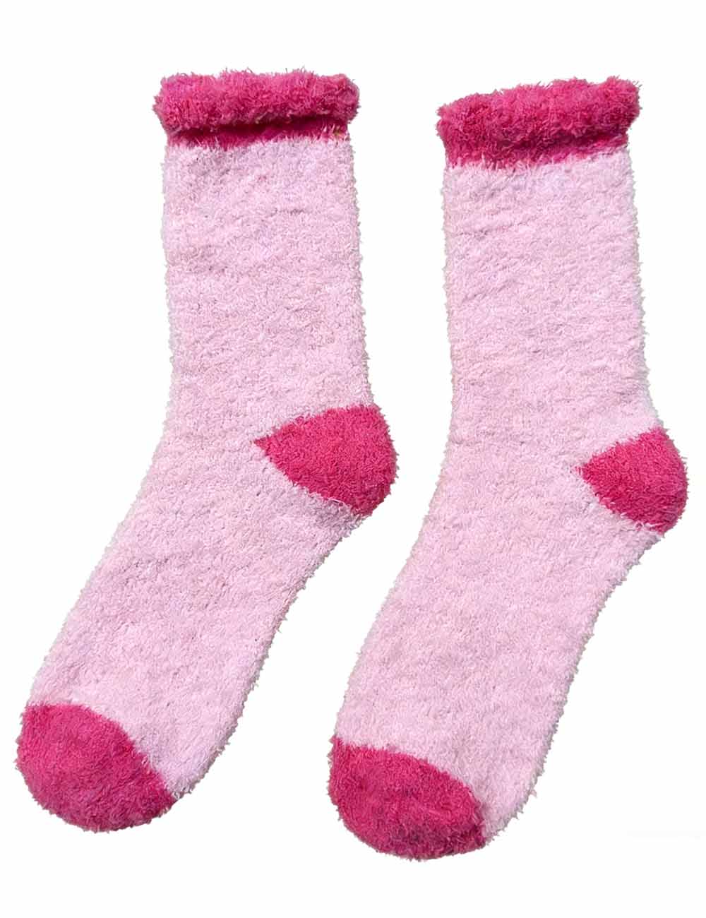 Ladies Valentine Cute Cozy Fuzzy Lounge Slipper Socks