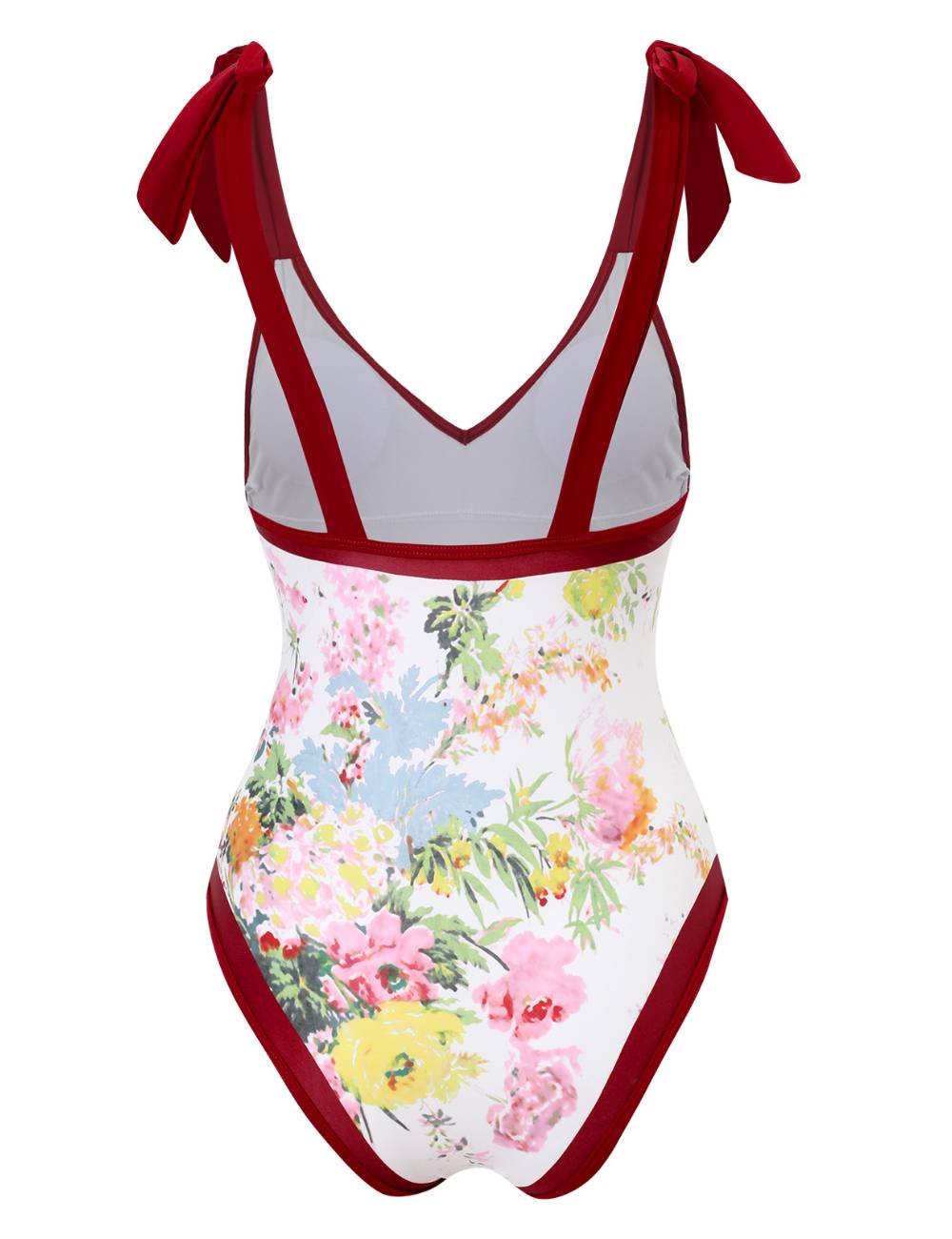 Ladies Strape Shoulder Print One Piece Swimwear SKSW40080T