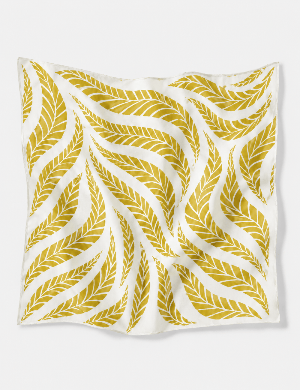 Ladies Leaf Vein Print Bandana Scarf