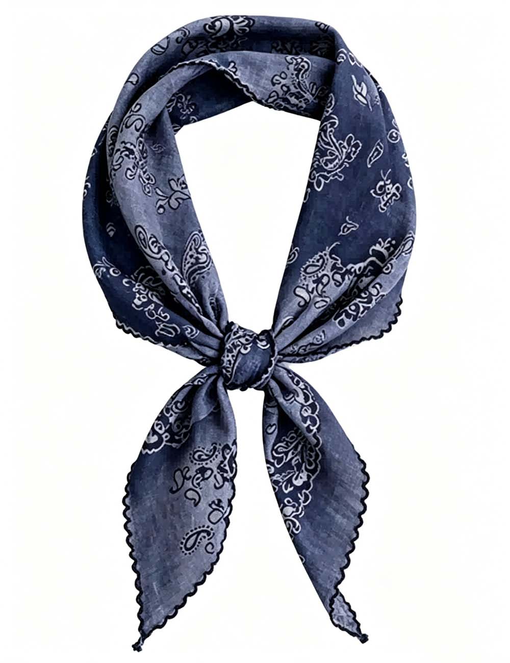 Ladies Boho Paisley Print Neck Scarf