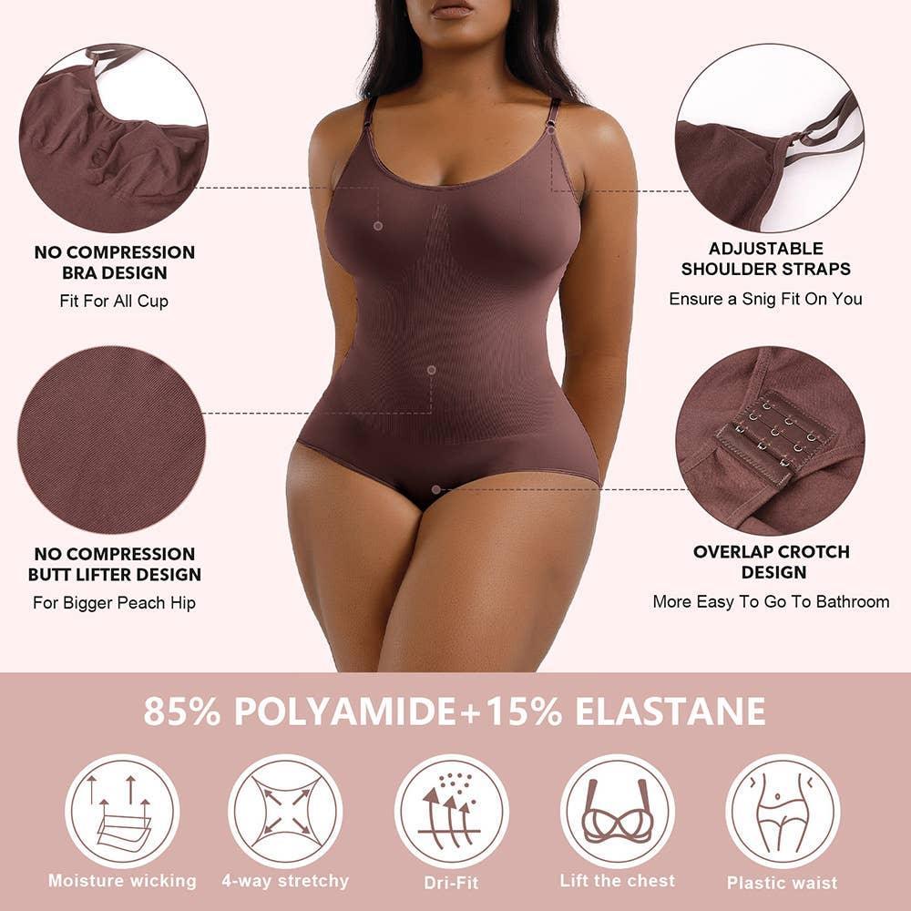 Control Shapewear Butt Lift Seamless Bodysuit