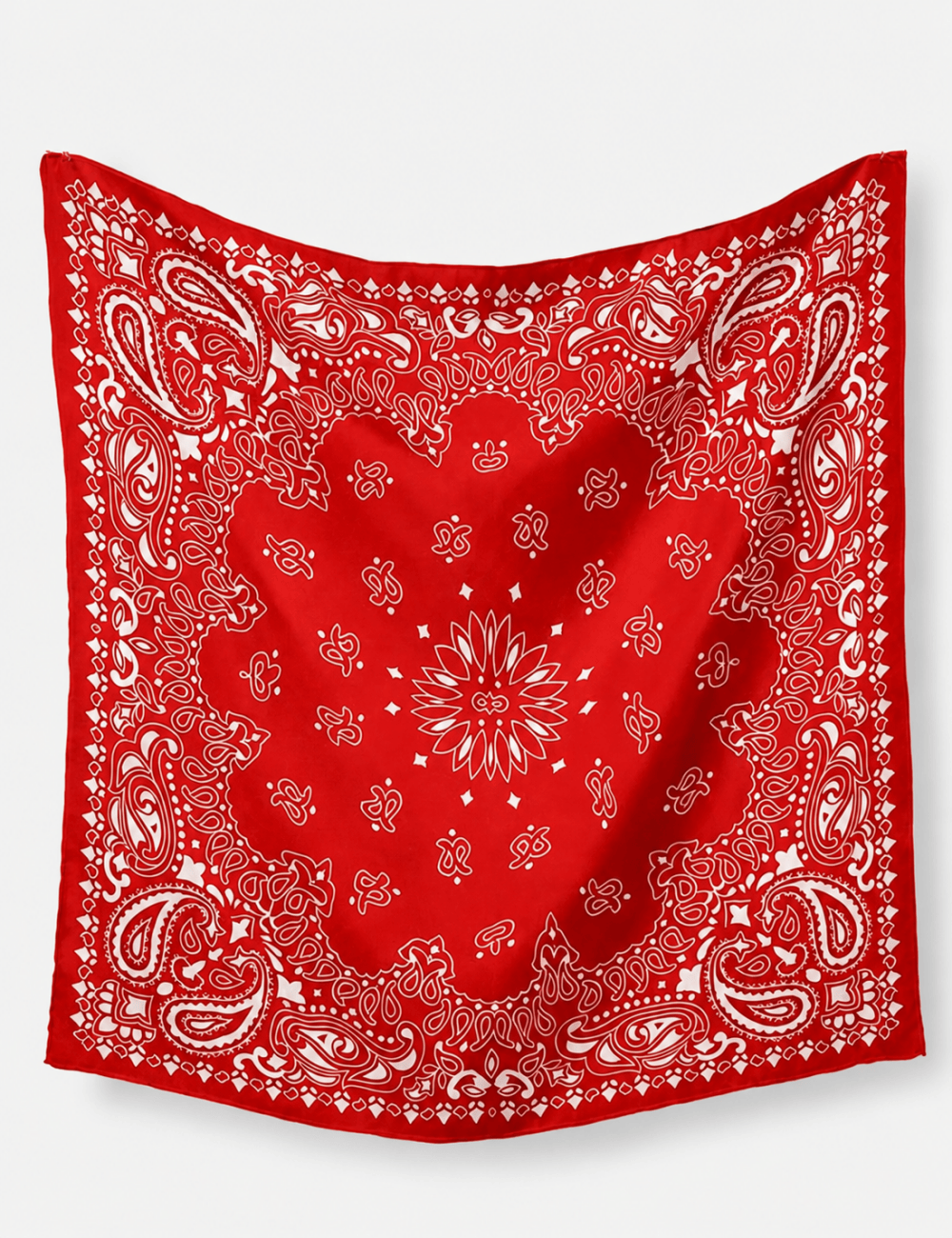 Ladies Fashion Bandana Paisley Print Square Scarf