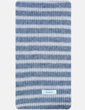 Ladies Cozy Color Block Striped Knit Scarf