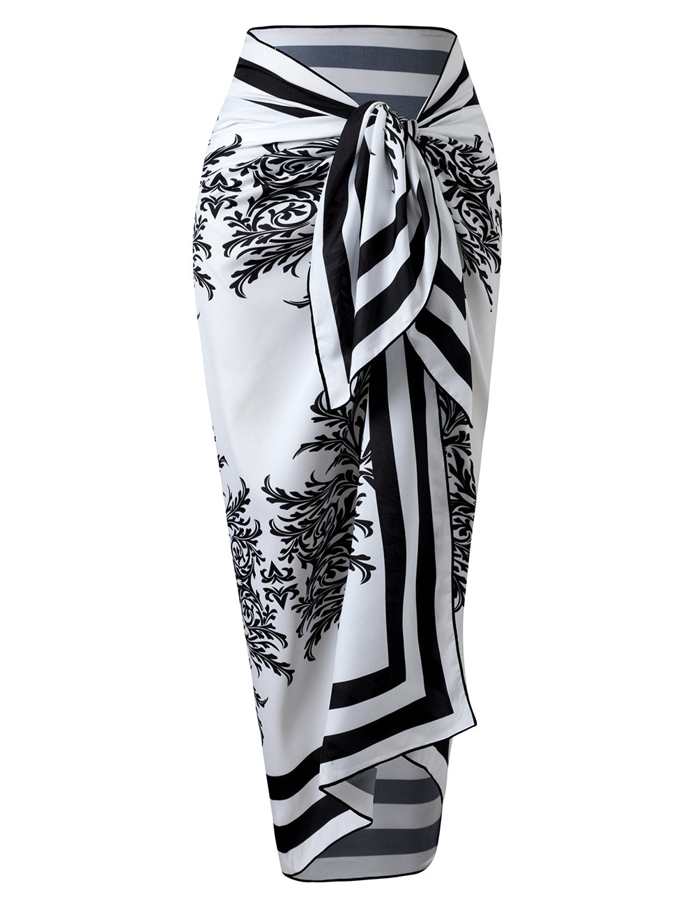 Ladies Floral Print Beach Sarong Wrap Swim Cover Up