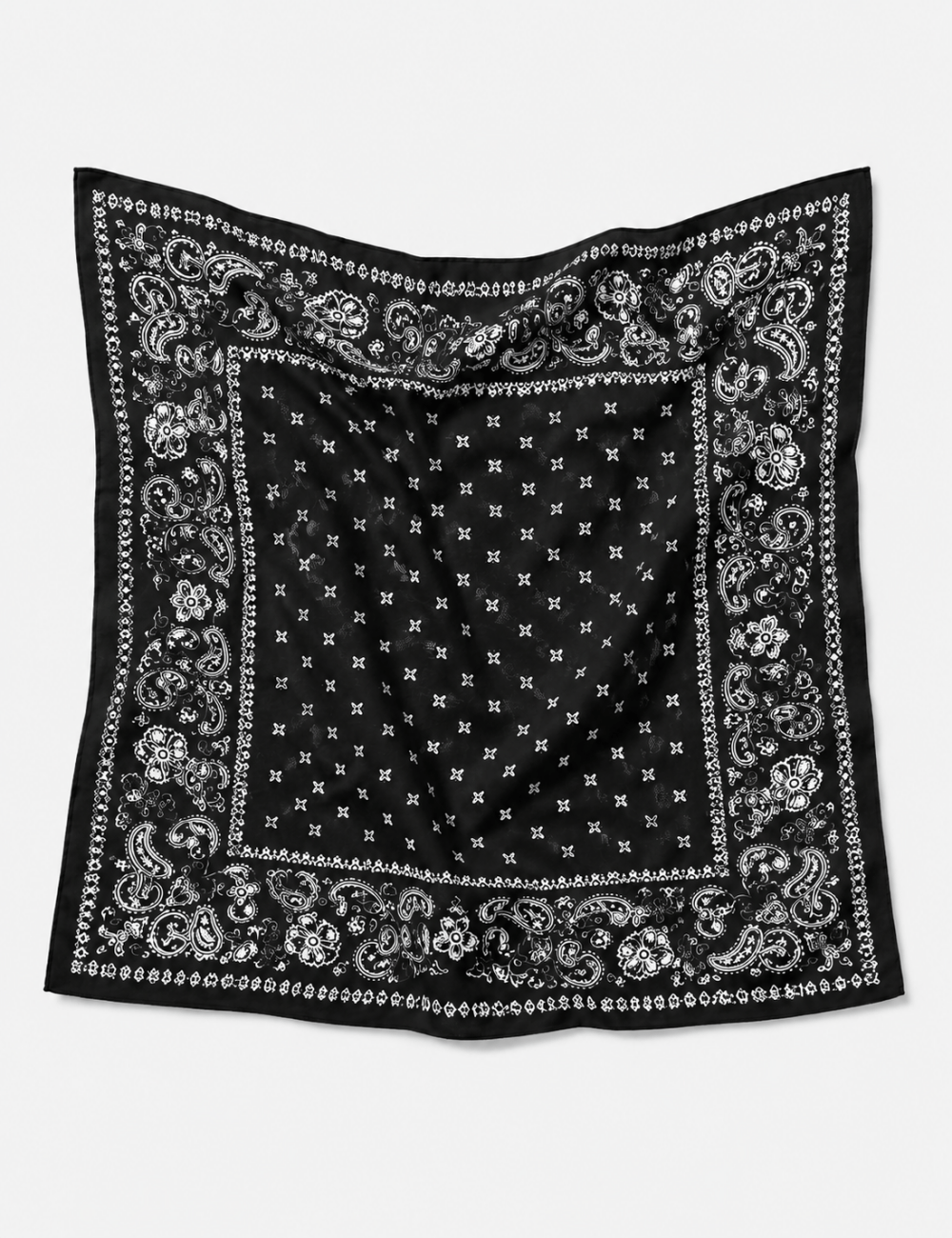 Ladies Bandana Paisley Print Square Scarf
