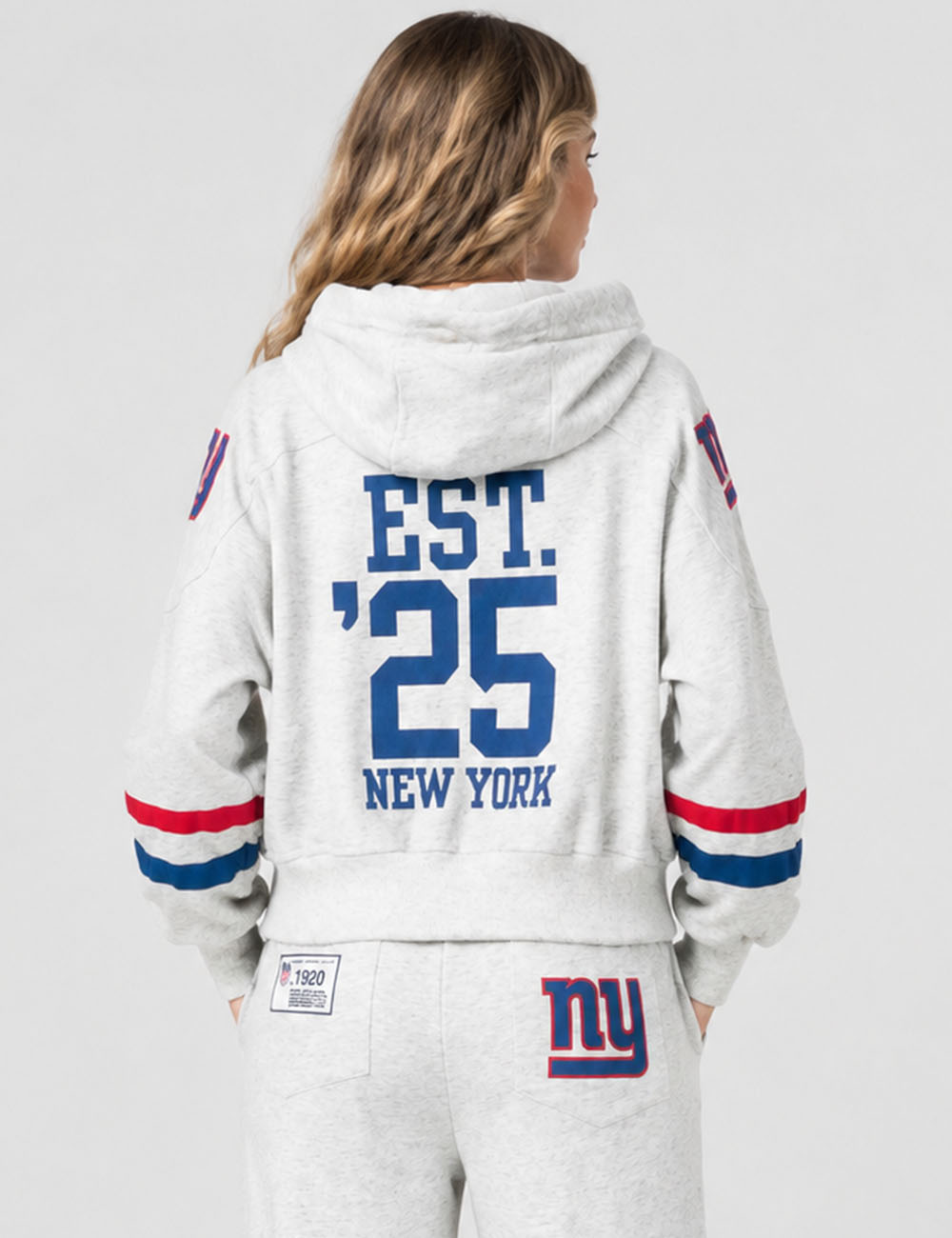 Ladies Pullover Hood Team Graphic Embroideries Sweatshirt