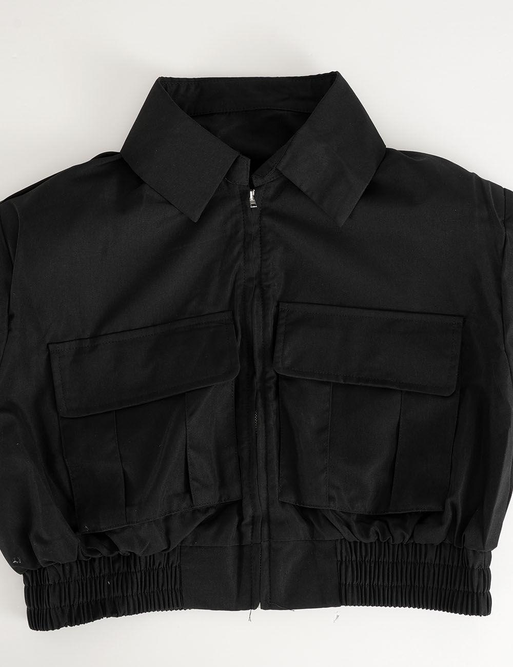 Ladies Zip-Up Utility Pocket Jacket Top & Maxi Skirt Matching Set