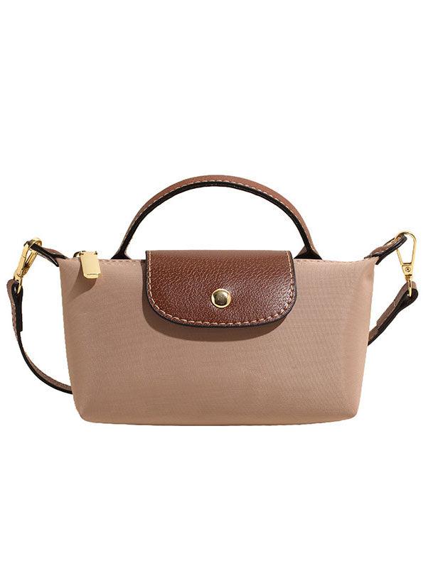 Ladies Color Block Flap Crossbody Bag Phone Wallet Bag