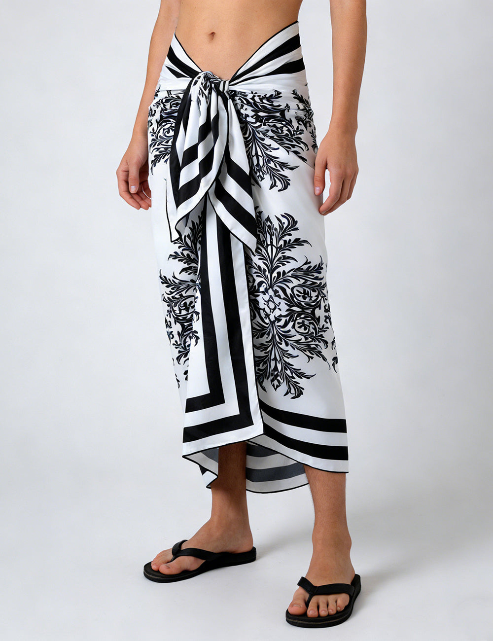 Ladies Floral Print Beach Sarong Wrap Swim Cover Up