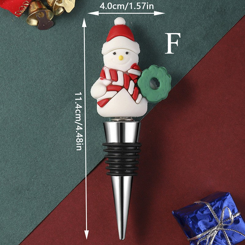 Chirstmas Santa Claus Wine Bottle Stopper SKACC4184