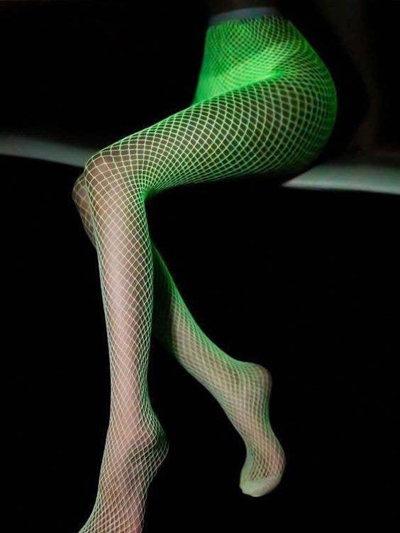 Glow in The Dark Fishnet Bodystocking YGWW-1