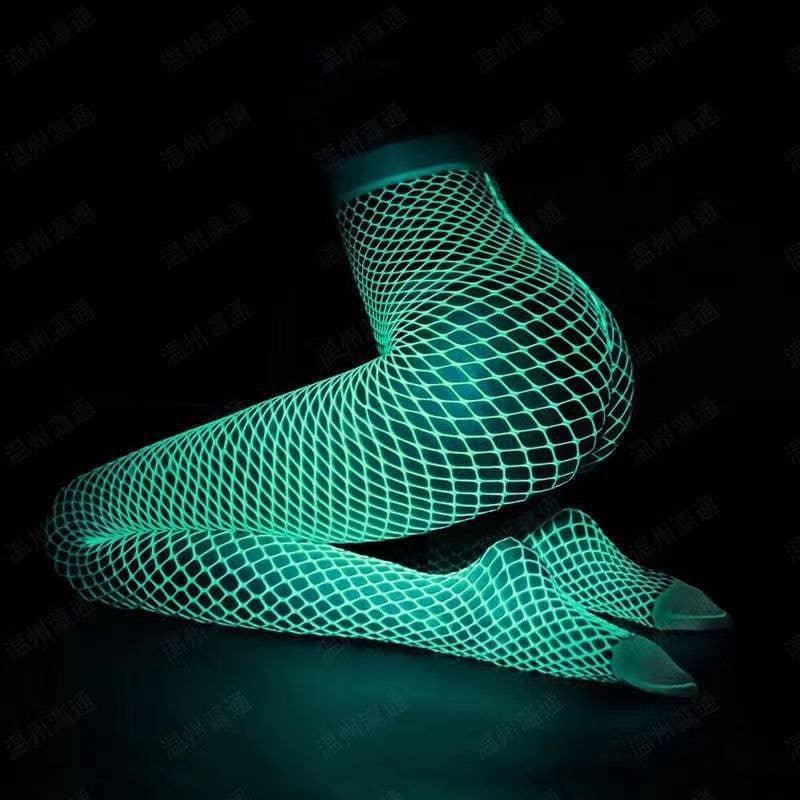 Glow in The Dark Fishnet Bodystocking YGWW-1