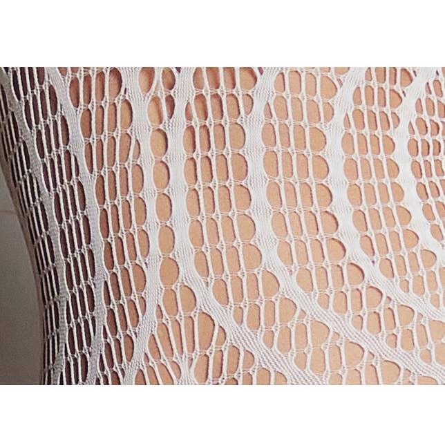 Glow in The Dark Sexy See Through Fishnet Bodystocking