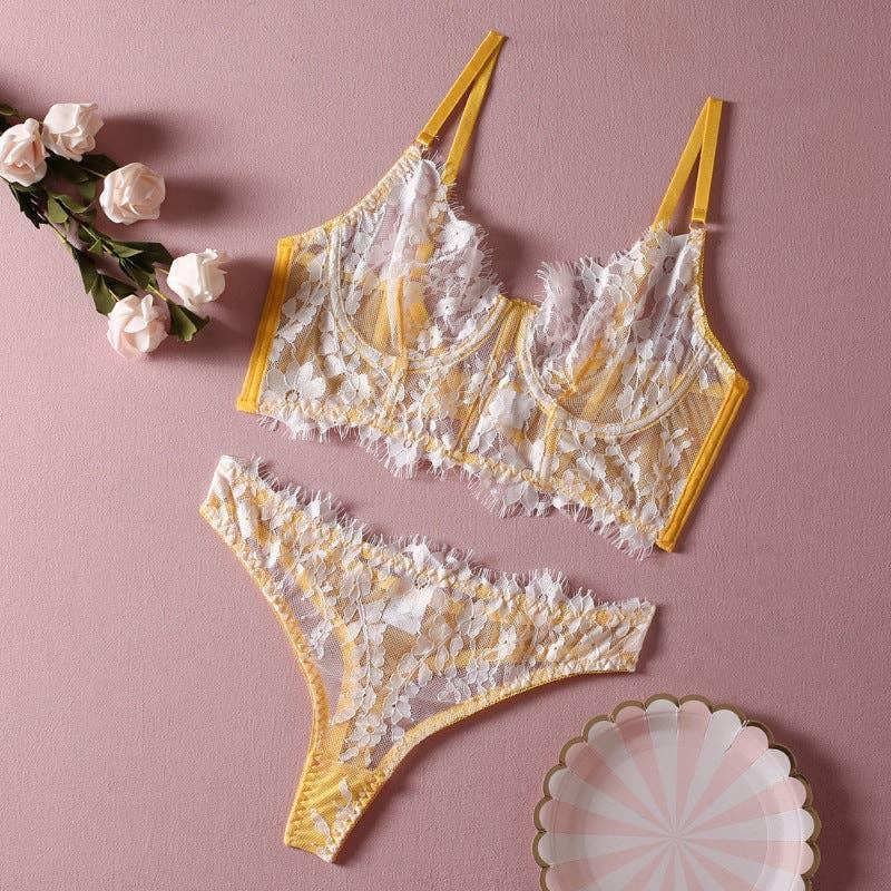 Ladies Charm Lace Sexy Lingerie Set