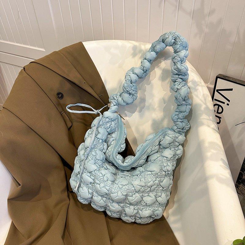 Ladies Cloud Bag Puffer Looking Lightweight Handbag SKAB013