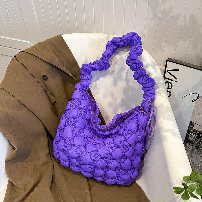 Ladies Cloud Bag Puffer Looking Lightweight Handbag SKAB013