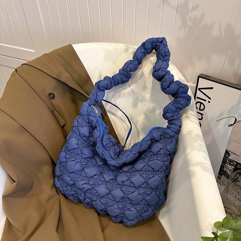 Ladies Cloud Bag Puffer Looking Lightweight Handbag SKAB013