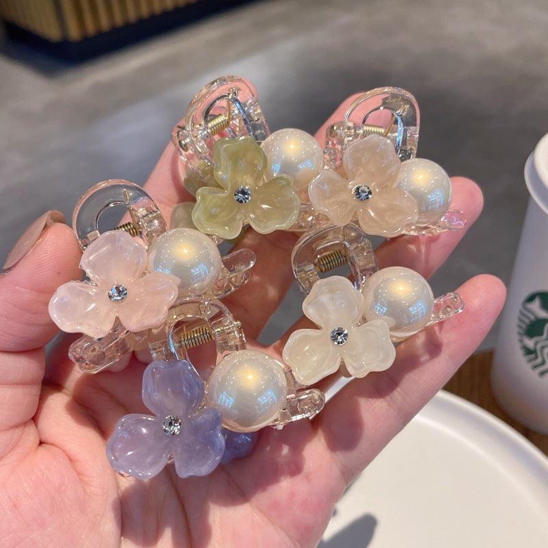Ladies Flower Shapes Fashionable Elegant Hair Claw Clip SKAJ084