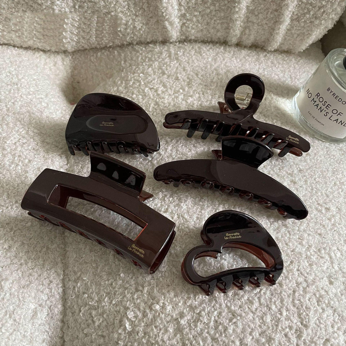 Ladies Glossy Rectangle Hair Claw Clips SKAJ071