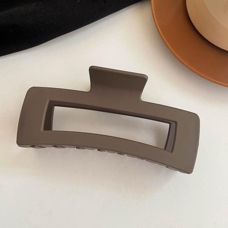 Ladies Jaw Butterfly & Rectangular Hair Claw Clip Matte SKAJ075