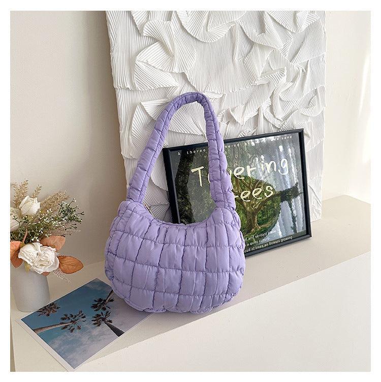 Ladies Puffer Cloud Bag Purse Crossbody Handbag SKAB008