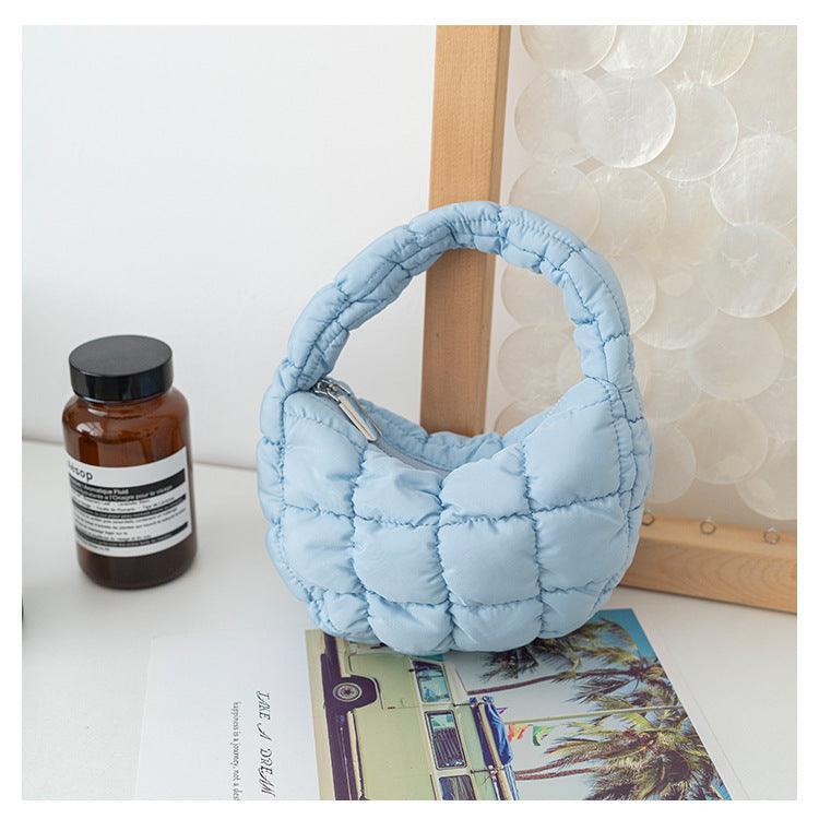 Ladies Puffer Cloud Bag Purse Tote Handbag Slouch Bag SKAB003