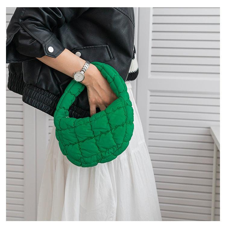 Ladies Puffer Cloud Bag Purse Tote Handbag Slouch Bag SKAB003